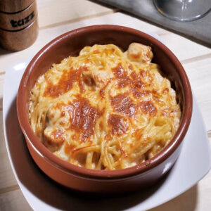 paste pollo gratinate