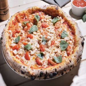 pizza pollo basilico